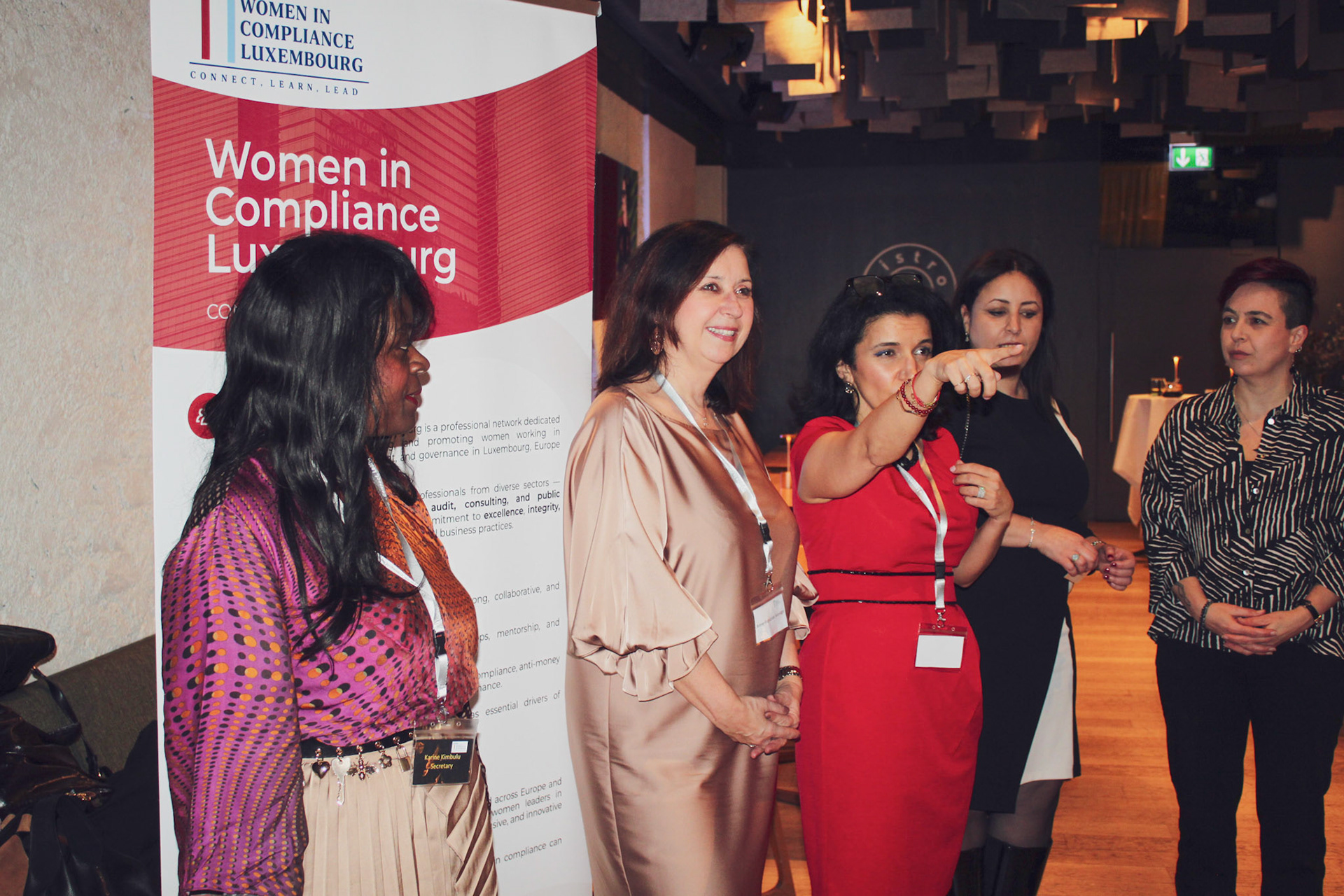 Women in Compliance corporate detail photography
